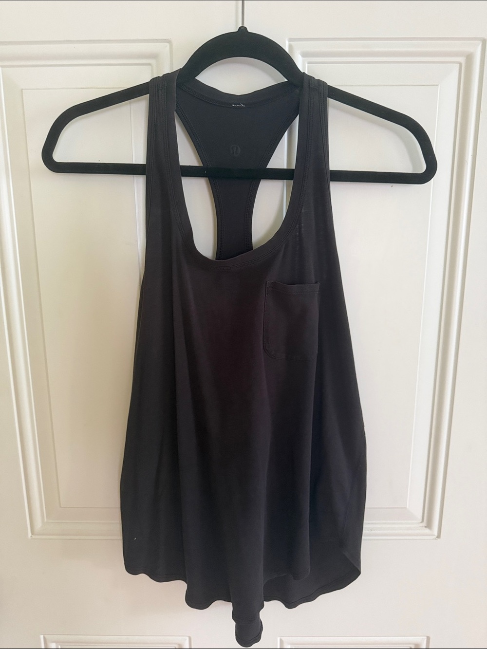 lululemon athletica Black Racerback Pocket Tank